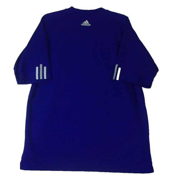 Adidas ClimaCool Men's Purple Grape Pullover Short Sleeve Tee Size Medium - Picture 2 of 7